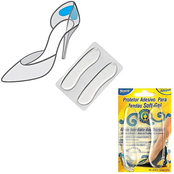 Protetor Adesivo para Tendão Soft-gel - Ortho Pauher
