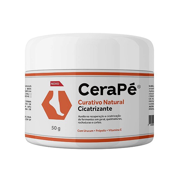 Creme Curativo Urucum Para Pés 50g - CeraPé