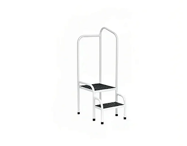 Escada Doppler Epóxi 2 Degraus Aço Carbono