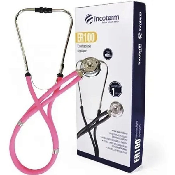 Estetoscópio Rappaport Pink ER100 - Incoterm