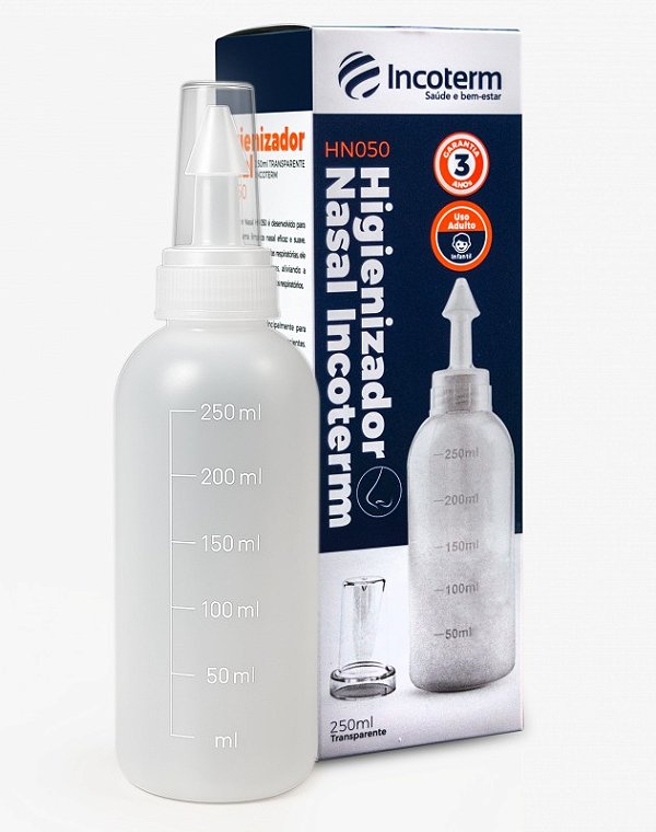 Higienizador Nasal 250ml - Incoterm