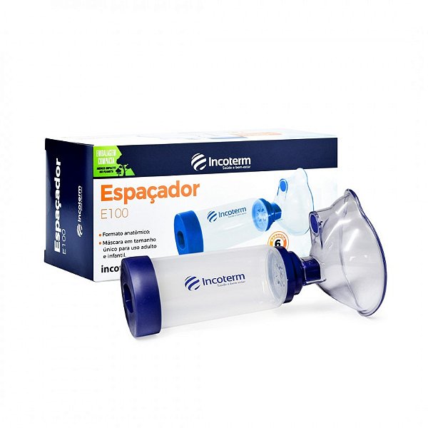 Espaçador Para Medicamentos Adulto e Pediátrico ER100 - Incoterm