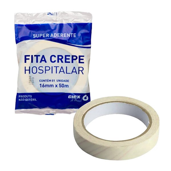 Fita Crepe Adesiva Hospitalar 16mm x 50m - Ciex