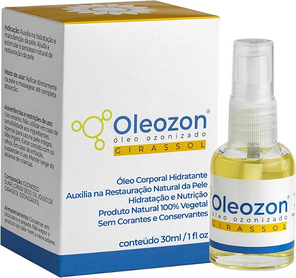 Óleo De Girassol Ozonizado 30ml - Oleozon