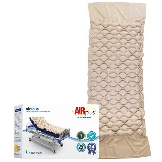 Colchão Pneumático para Tratamento de Escaras Até 135 Kg Air Plus - Dellamed
