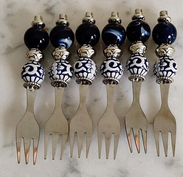 Garfo de Sobremesa Linha Portuguesa Decorativo