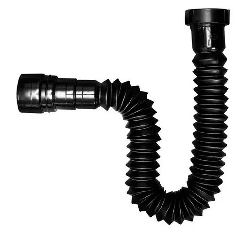 Sifão Sanfonado Universal Flexível Astra Preto 110cm SSUS3