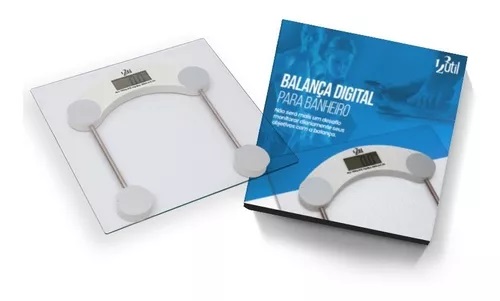 Balança Digital Corporal De Chão Banheiro 180 Kg
