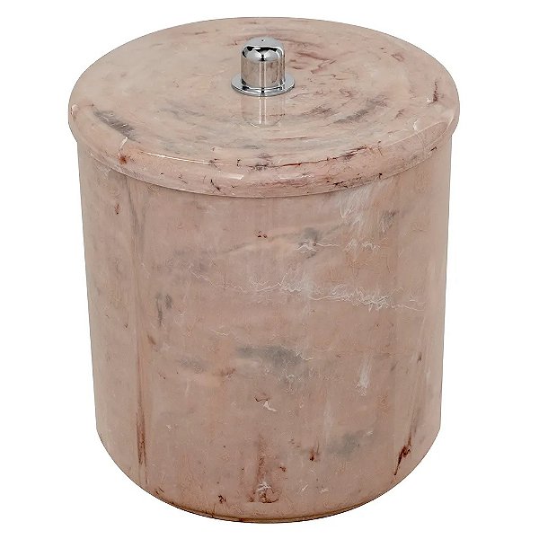 Cesto Multiuso Com Tampa 6l Bege Marmorizado Ct4 Bg Astra