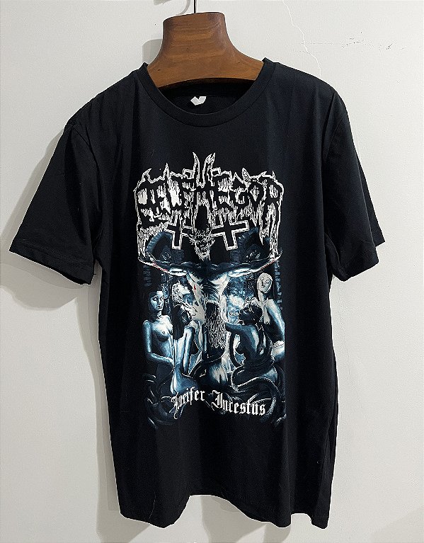 Camiseta Belphegor 100% Algodão Preta