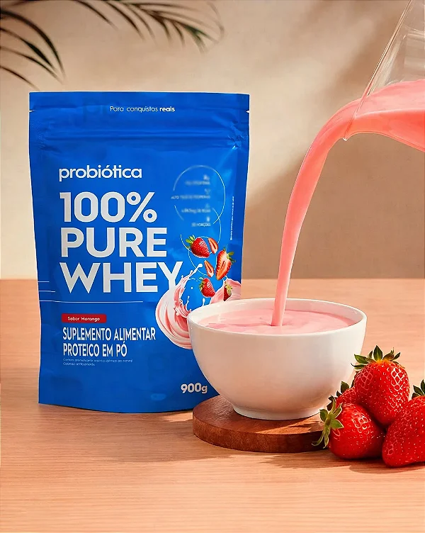 Whey 100% Pure Refil 900g - Prebiótica