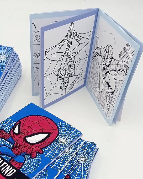 10 unidades -Mini livrinho de colorir - papel sulfite