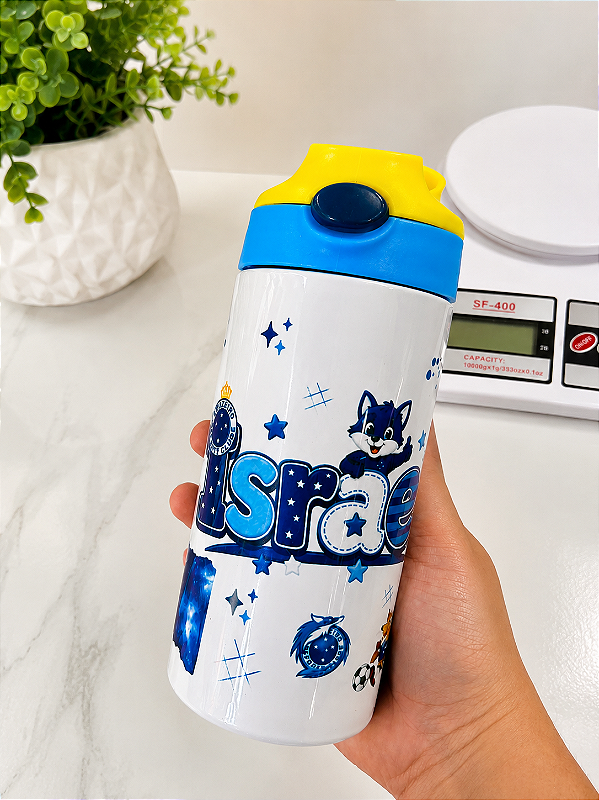 Garrafa Squeeze Personalizada 600ml Bico Articulável