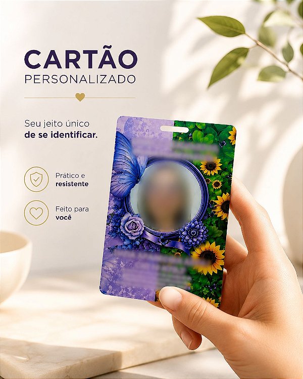 Crachá de Identificação em PVC Personalizado