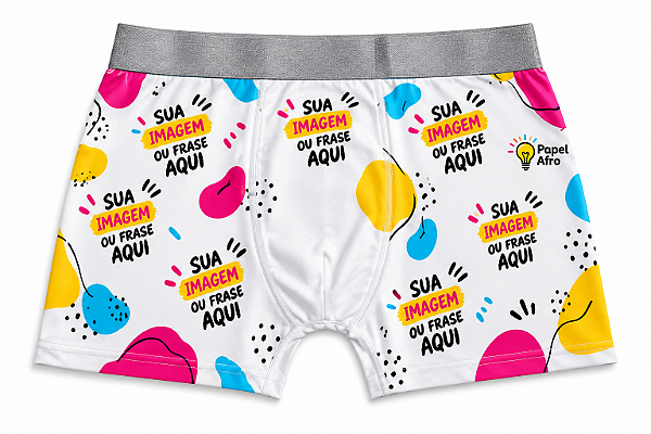 Cueca Personalizada | Boxer ou Samba-Canção
