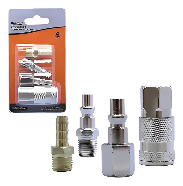 Kit Plug Acoplador De Conexões Rápidas P/ Mangueira Bestfer