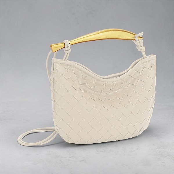 Bolsa Soberana Tiracolo Detalhe em Metal Orgânico