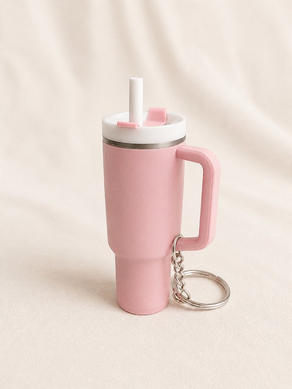 Chaveiro porta coisas mini Stanley - Rosa