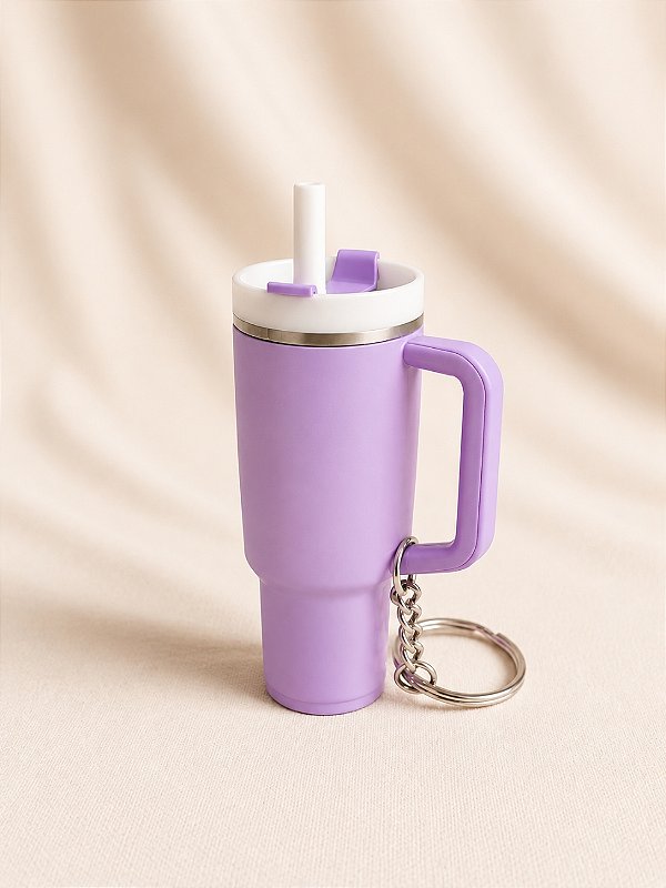 Chaveiro porta coisas mini Stanley - Roxo