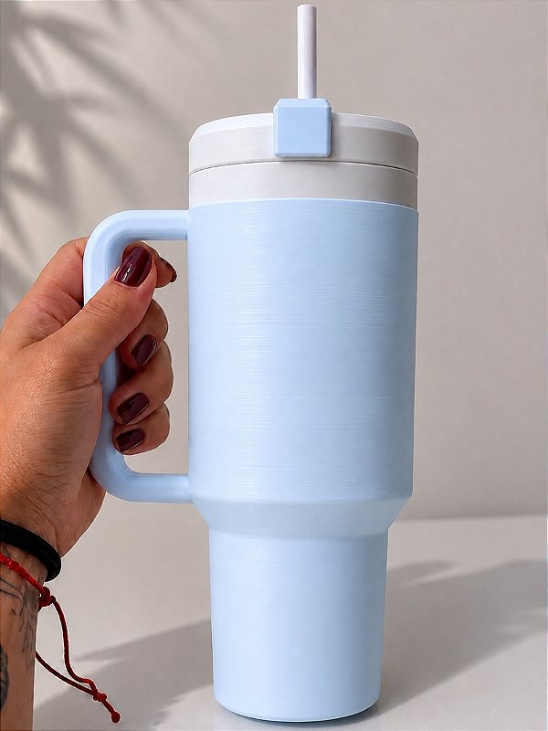 Porta Lata 290ml Stanley Azul