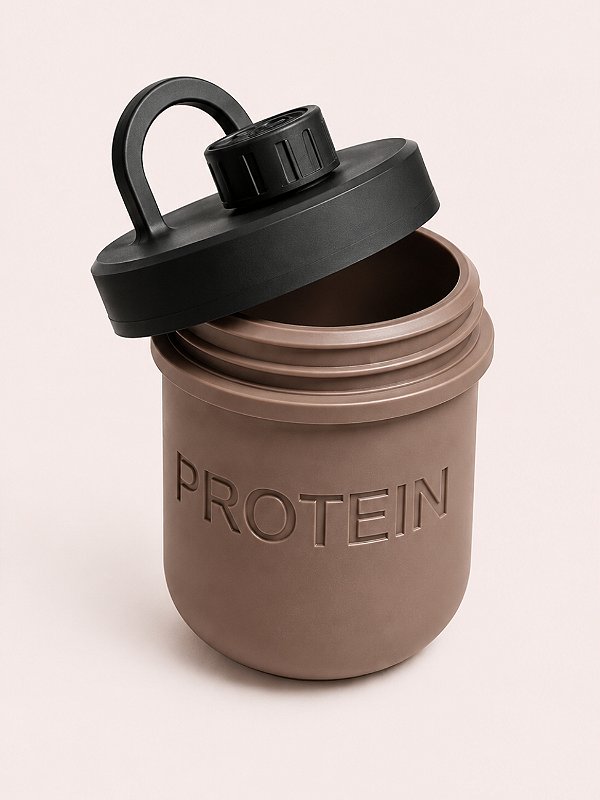 CHAVEIRO PORTA WHEY - Marrom 10 UNIDADES