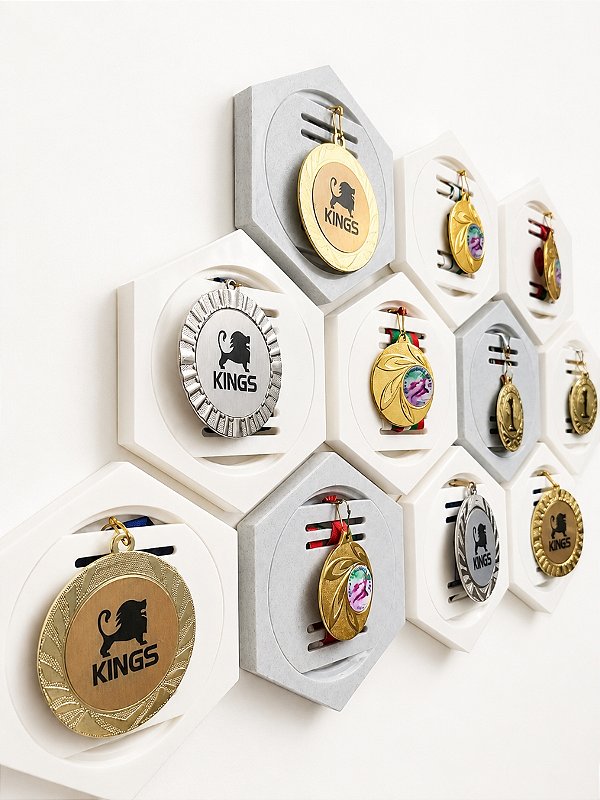 Porta Medalha hexagonal UNIDADE