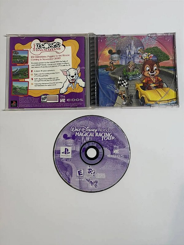 Walt Disney World Quest Magical Racing Tour Ps1 Original