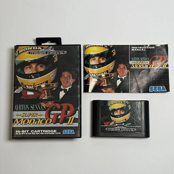 Ayrton Senna's Super Monaco Gp Ii Mega Drive Sega Americano