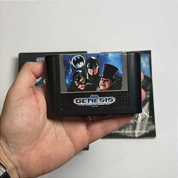 Batman Returns Mega Drive Jogo Original Sega Completo Cib