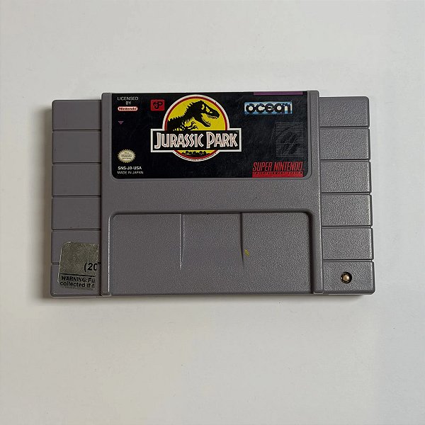 Jurassic Park Snes Original Super Nintendo