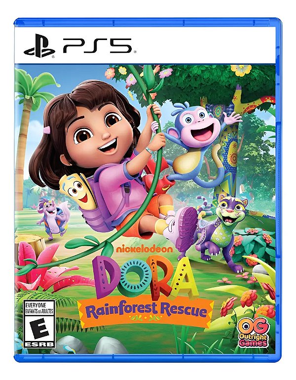 Jogo Dora: Resgate Na Floresta Tropical Para Playstation 5 Físico