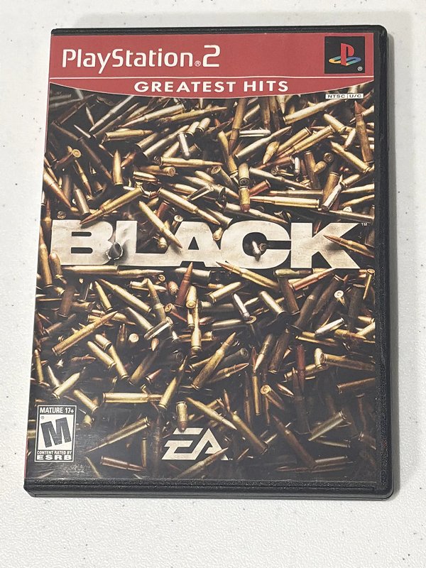 Jogo Black Ps2 Original Completo Americano Greatest Hits