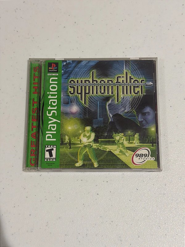 Syphon Filter Playstation 1 Ps1 Original Mídia Fisica