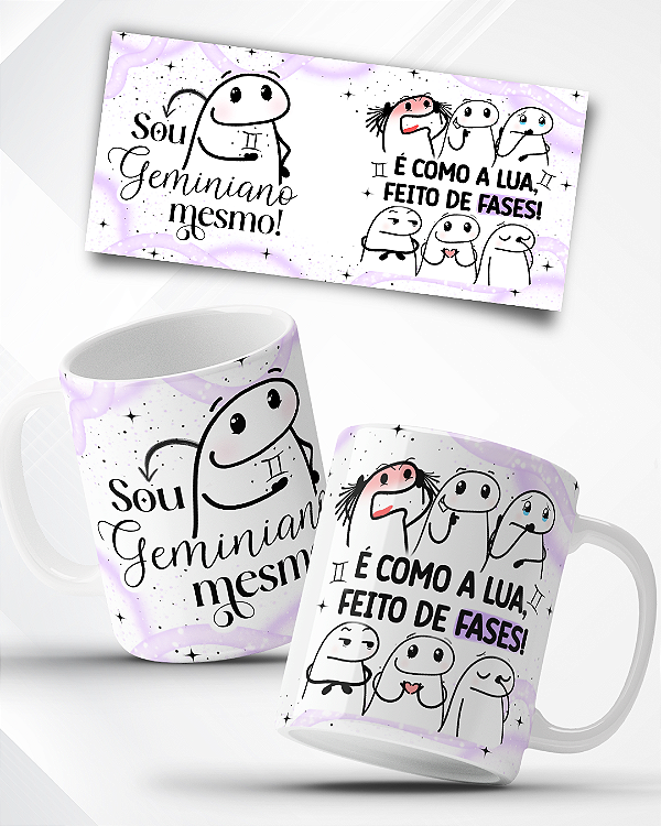 Caneca Signos - Gêmeos - Feminino