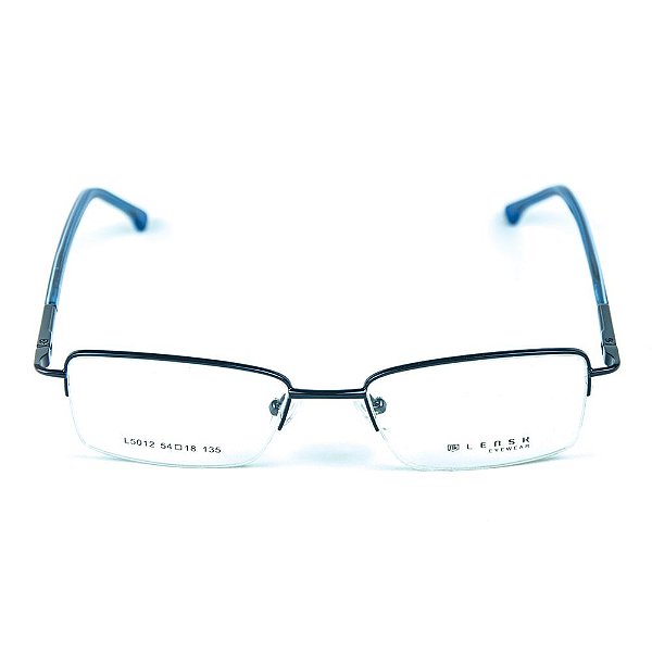 Armação para óculos de grau em metal Lensk 5012 Azul