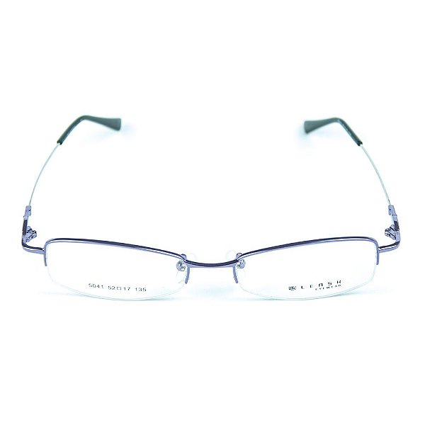 Armação para óculos de grau em metal Lensk 5041 Roxo