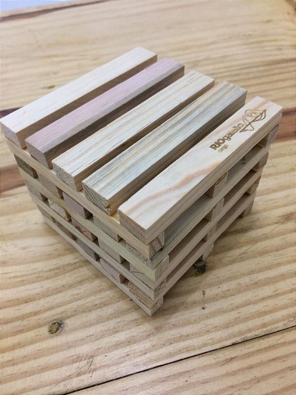 Mini pallet / porta copos / brinde com customização