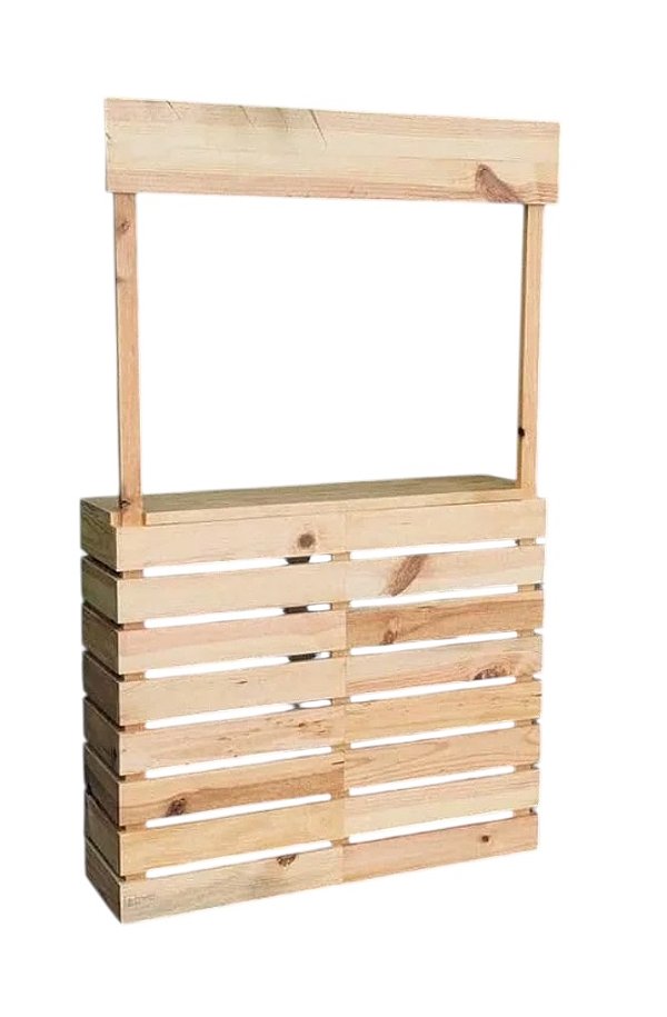 Barraca expositora merchandising barraquinha com testeira