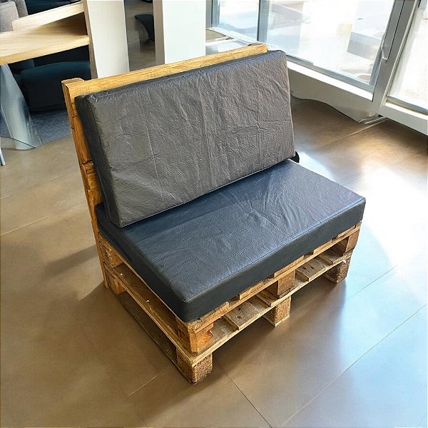 Poltrona EURO de pallet  individual 80x60x80