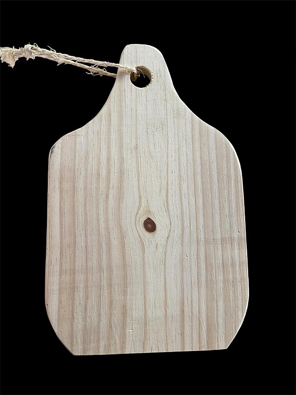 Tábua de corte orgânica pinus arredondada