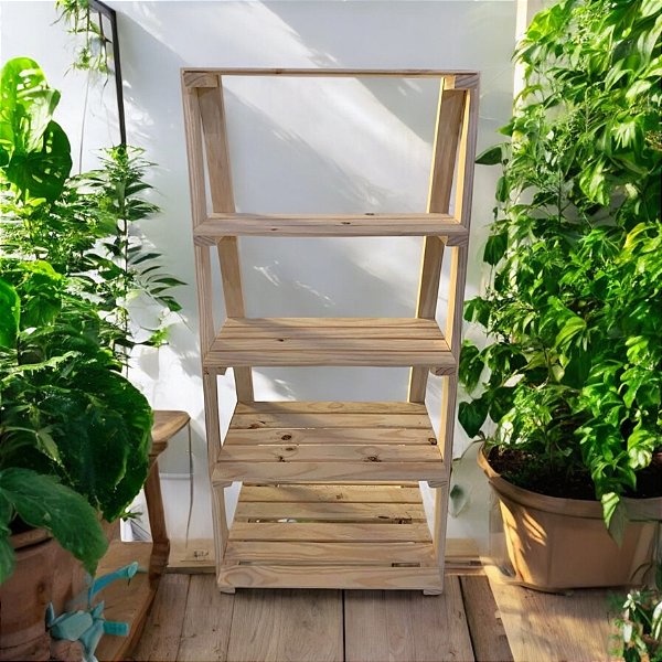 Estante modular escada frente