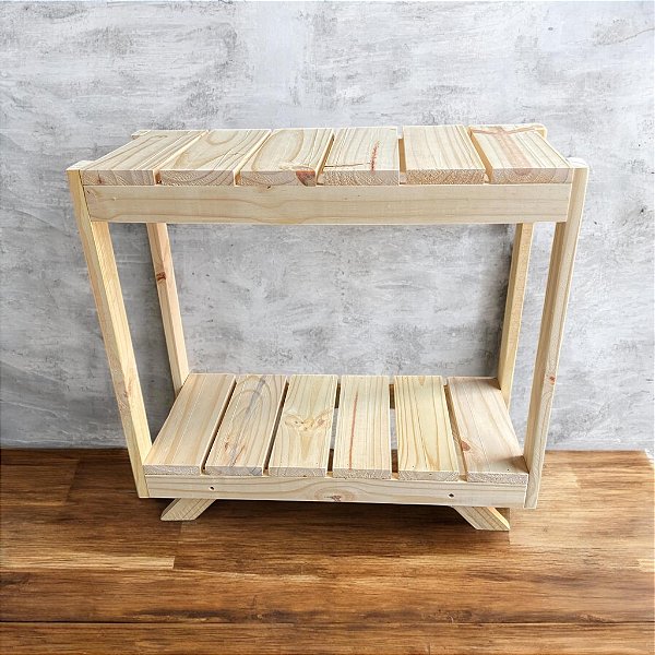Estante Midi multiuso para casa ou escritório de madeira pinus