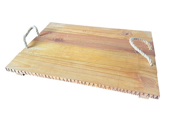 Bandejas decorativas de madeira