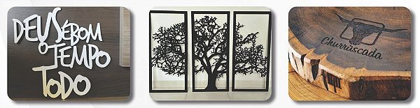 Prestação de serviço em Gravação e corte a laser para brindes personalizados