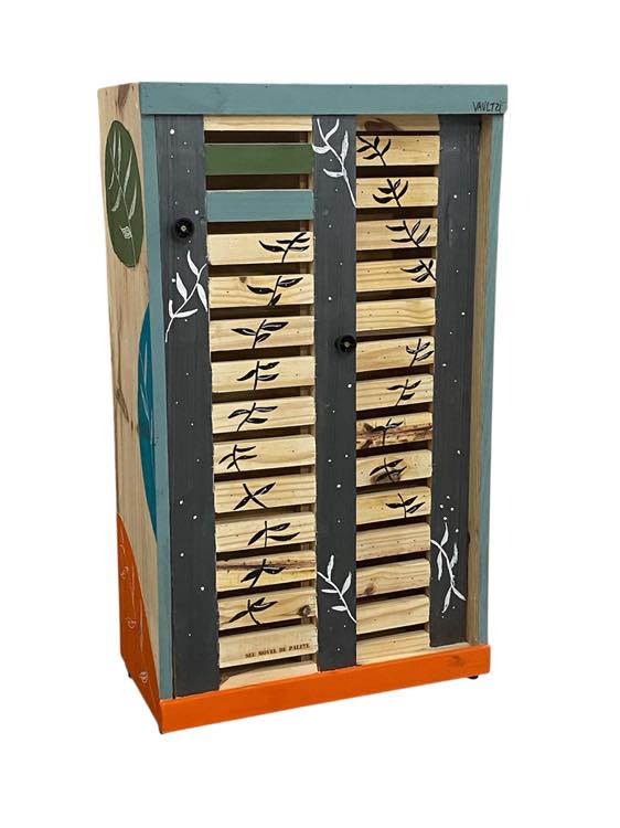 Armário Pintura Orgânica decorativo