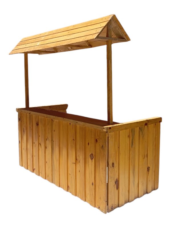 Barraca de madeira quiosque cenográfica para eventos sob encomenda