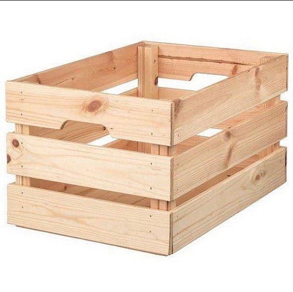 Caixote ripado 50x25x25