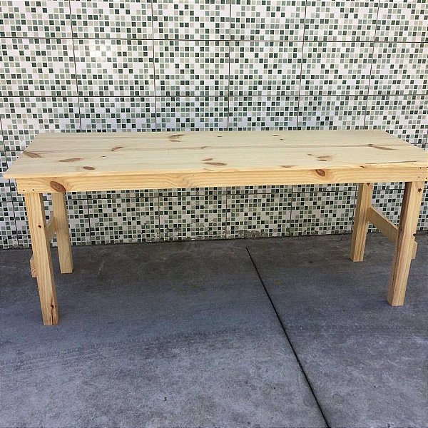 Mesa pranchão Piquenique III para eventos  200 cm