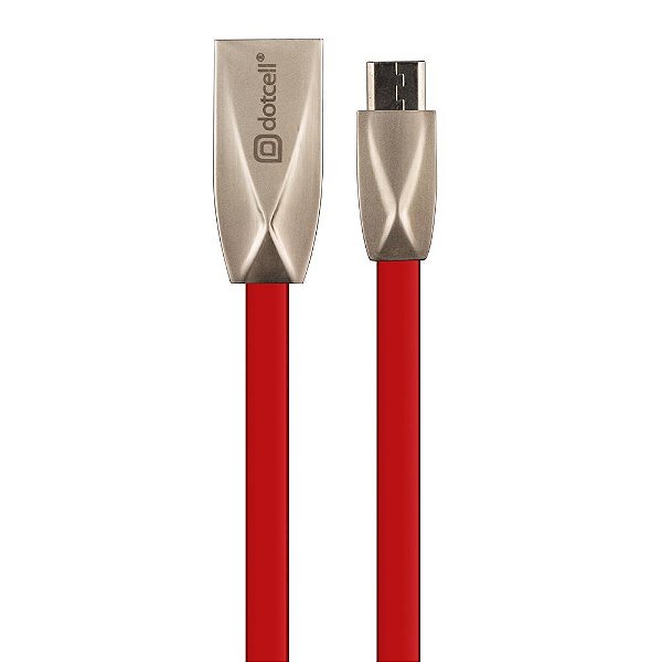 Cabo Usb Dc-Cd3011 Mic.Usb (Vermelho) (1M)