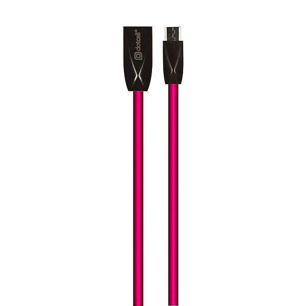 Cabo Usb Dc-Cd3002 Mic.Usb (Rosa) (1M)